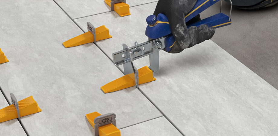Tile Spacers in use