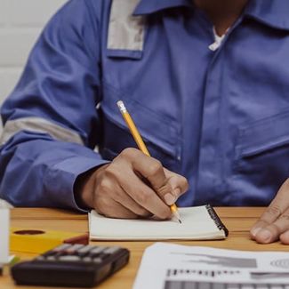 Calculating tile adhesive