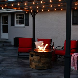 Tips for tiling around a fire pit
