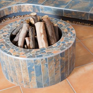 Five top tips for tiling around a fire pit