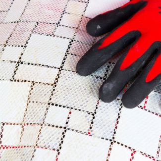 How to successfully install glass mosaics onto a shower floor