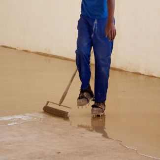 Floor levelling application using TAL Screedmaster