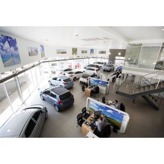 Tal supplies adhesive for large-format tile installation for hyundai showroom