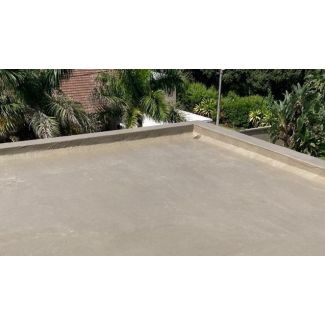 Waterproofing roof slabs and parapet walls